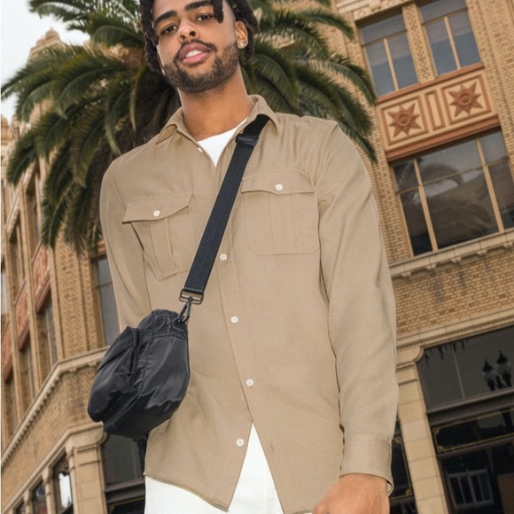 H&M Regular Fit Utility Shirt - Picture 5 of 11